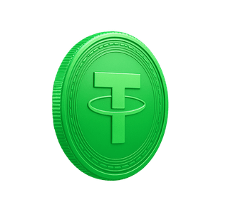 Hiasan visual pada widget analitik harga mata uang kripto